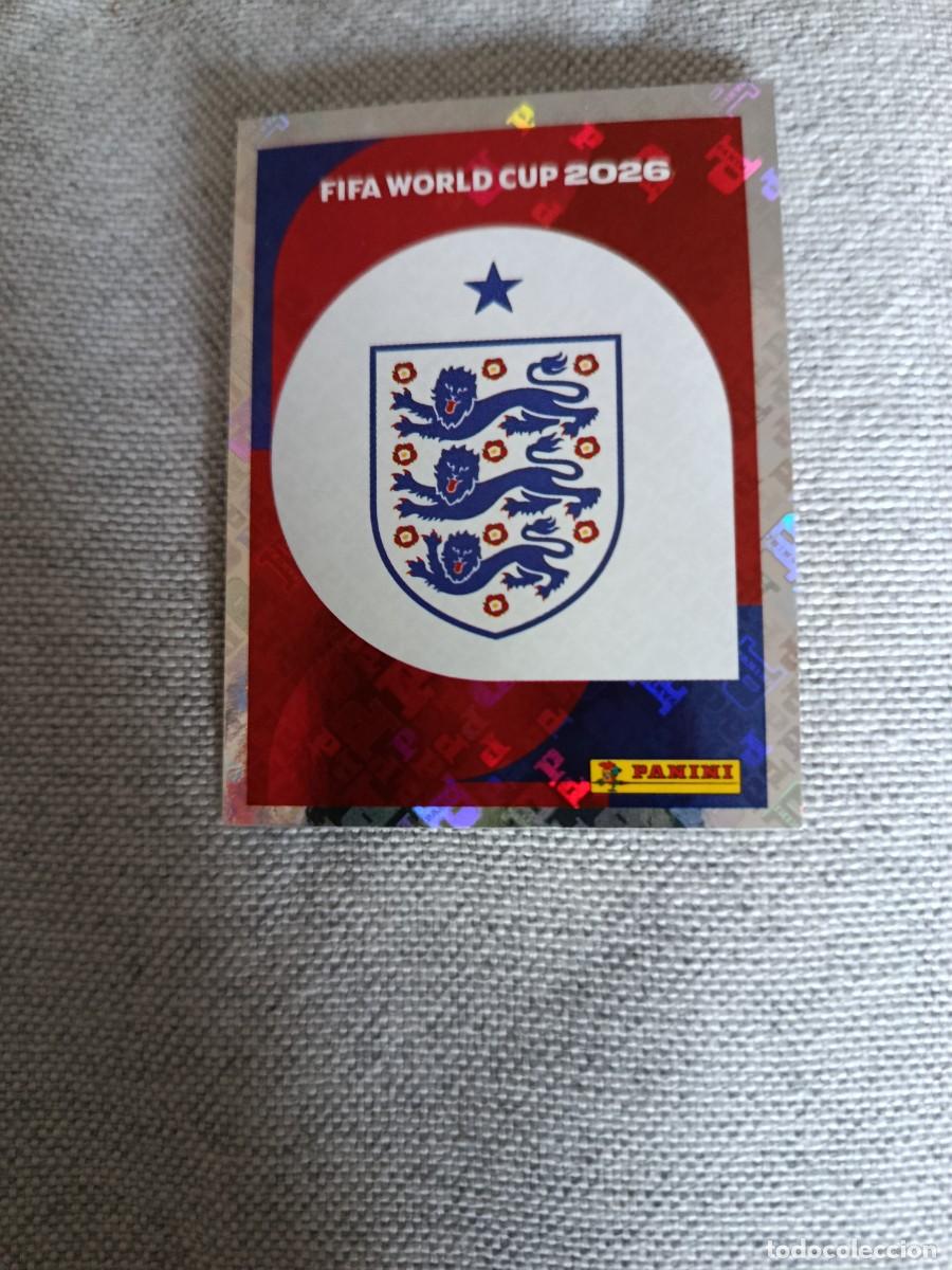Cromos de Futebol: Panini Mundial 2026 Estados Unidos-Mexico. 1- Escudo. Inglaterra. Nunca pegado.