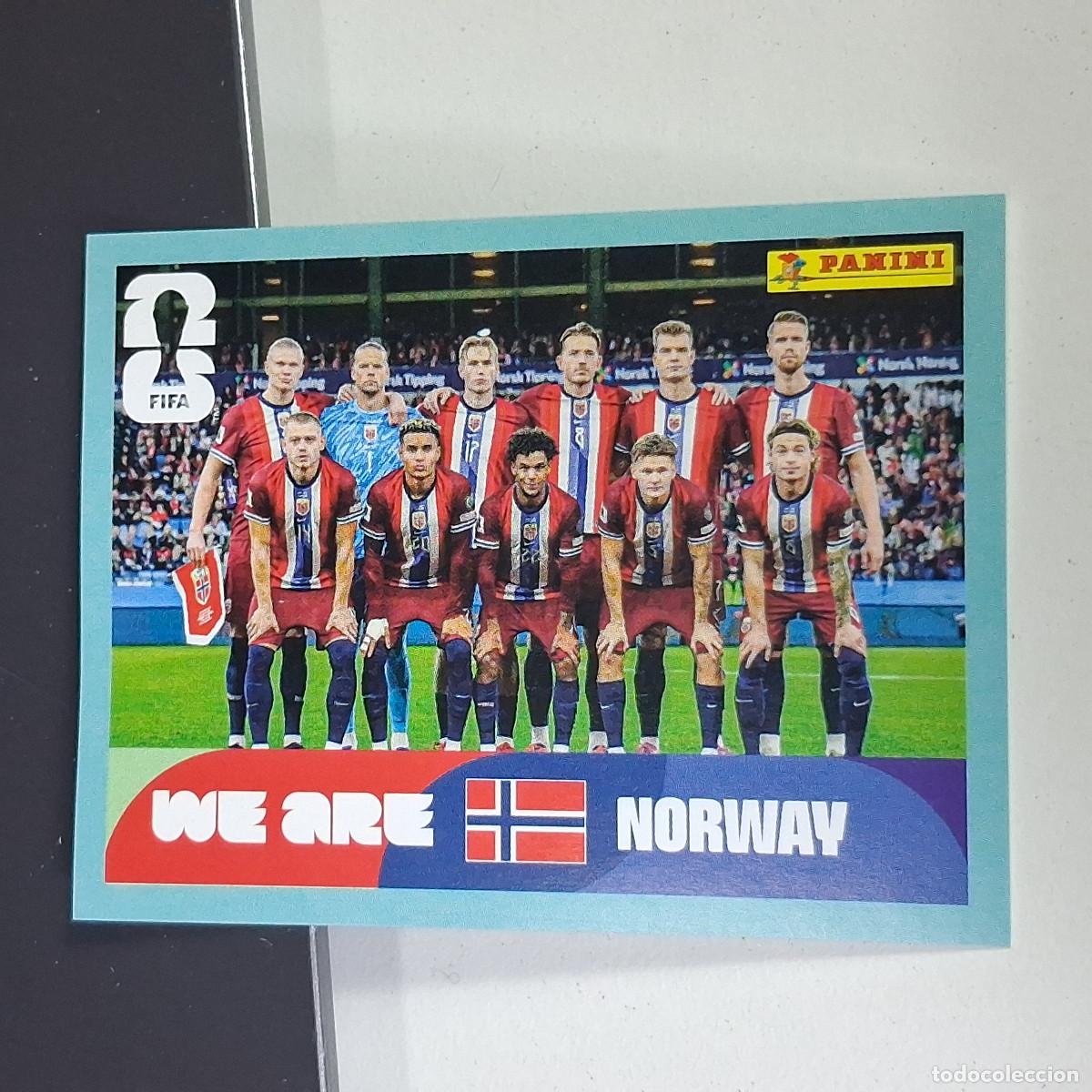 Cromos de Futebol: A27 NOR13 TEAM PHOTO EQUIPO 13 NORUEGA NORWAY NOR MUNDIAL FIFA WORLD CUP 2026 STICKER PANINI