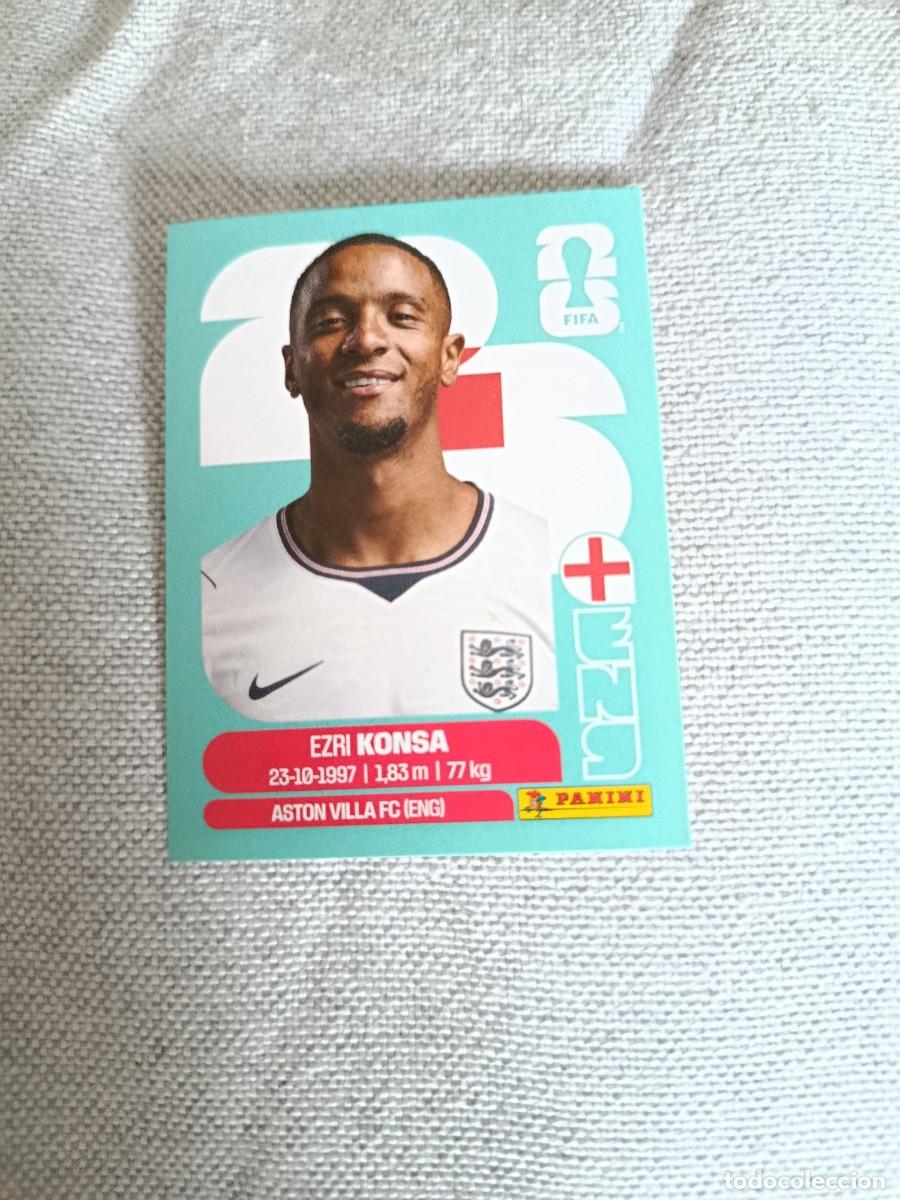Cromos de Futebol: Panini Mundial 2026 Estados Unidos-Mexico. 5- Konsa. Inglaterra. Nunca pegado.