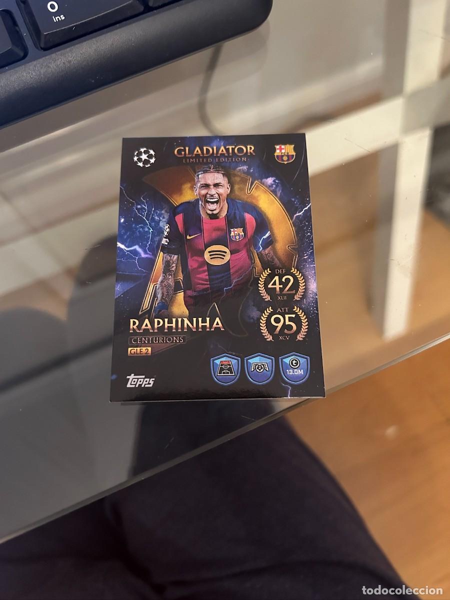 Cromos de F&uacute;tbol: RAPHINHA MATCH ATTAX GLADIATOR BUEN ESTADO EDICION LIMITADA