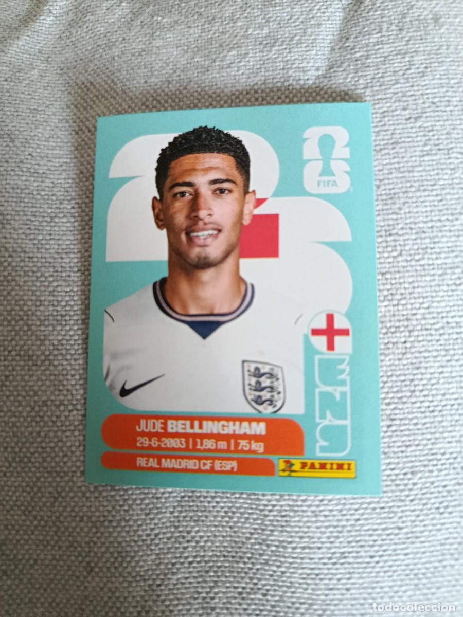 Cromos de F&uacute;tbol: Panini Mundial 2026 Estados Unidos-Mexico. 11- Bellingham. Inglaterra. Nunca pegado.