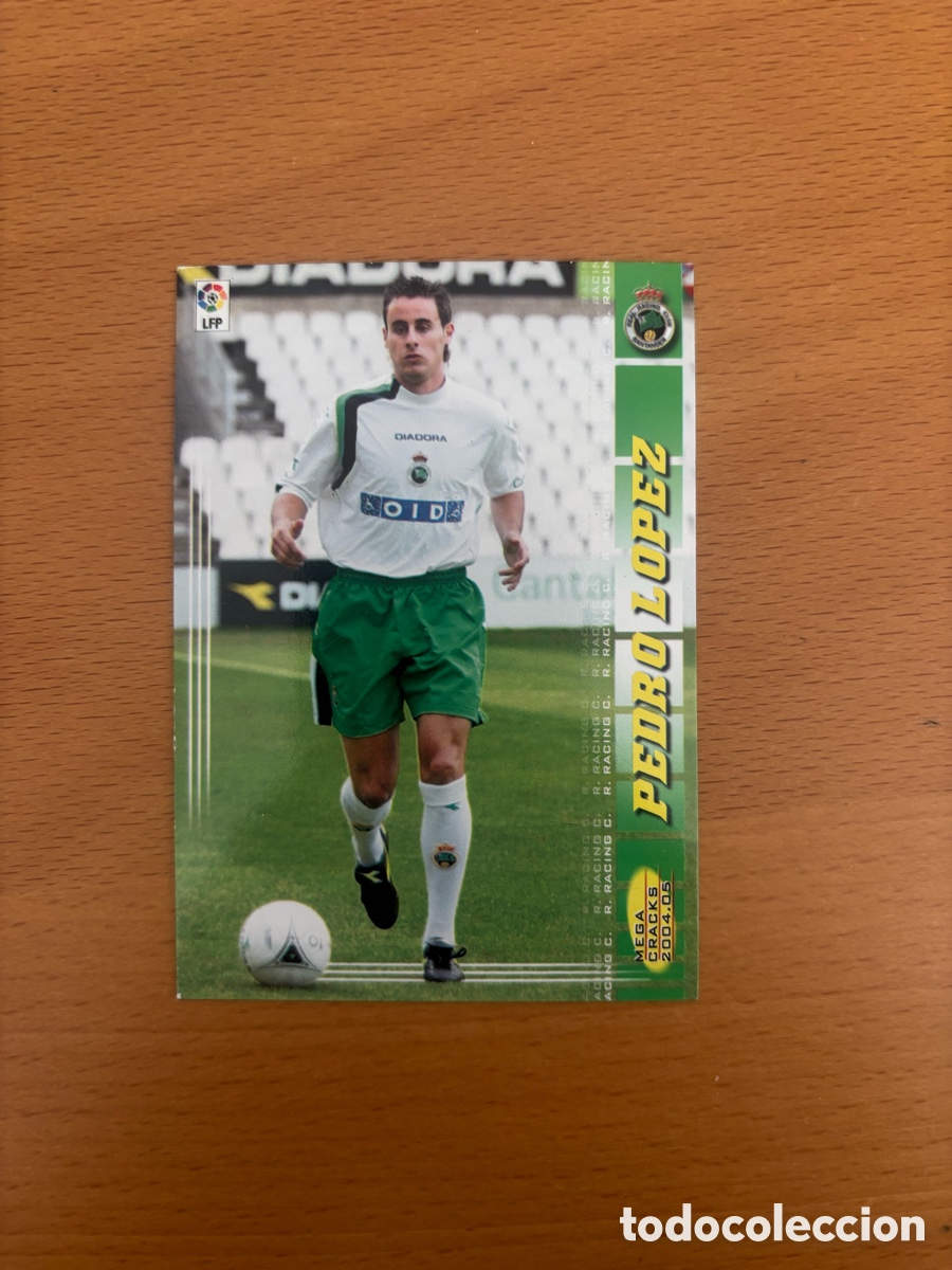 Cromos de F&uacute;tbol: Cromo Pedro Lopez 255 BIS 2004-05 Megacracks