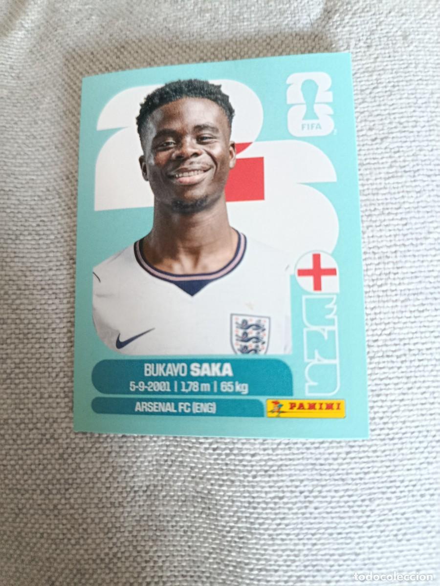 Cromos de F&uacute;tbol: Panini Mundial 2026 Estados Unidos-Mexico. 17- Saka. Inglaterra. Nunca pegado.