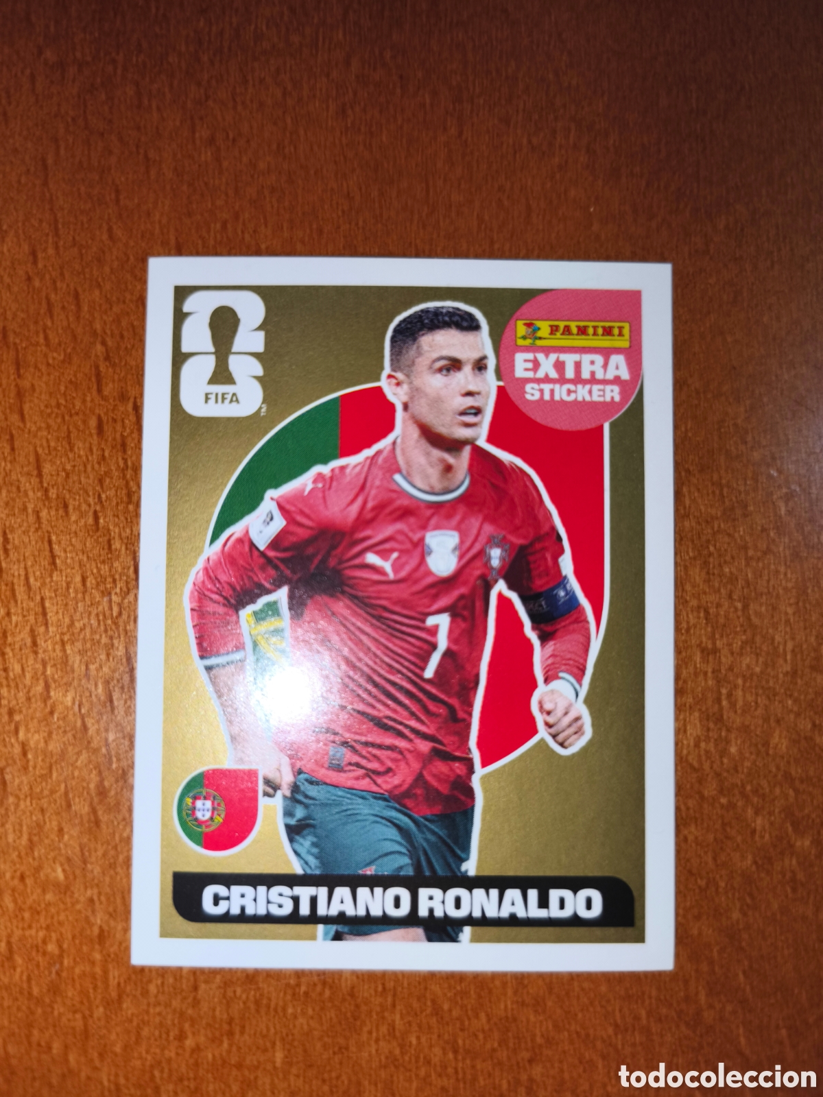 Cromos de F&uacute;tbol: Cristiano Ronaldo EXTRA STICKER Fifa World Cup 2026 Panini