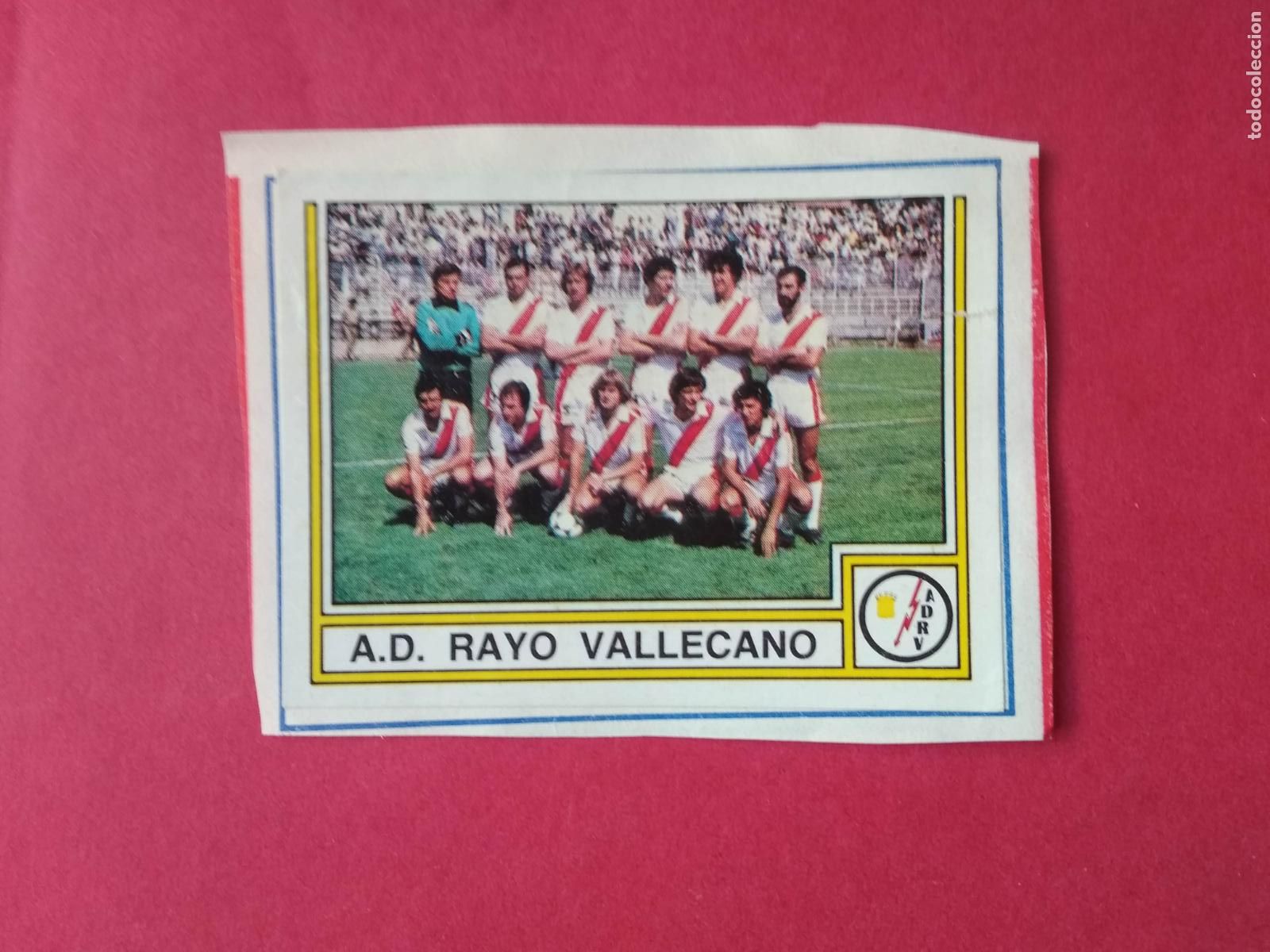 Cromos de F&uacute;tbol: PANINI FUTBOL LIGA 83 1983 CROMO RECORTADO ALINEACION N&ordm; 352 RAYO VALLECANO