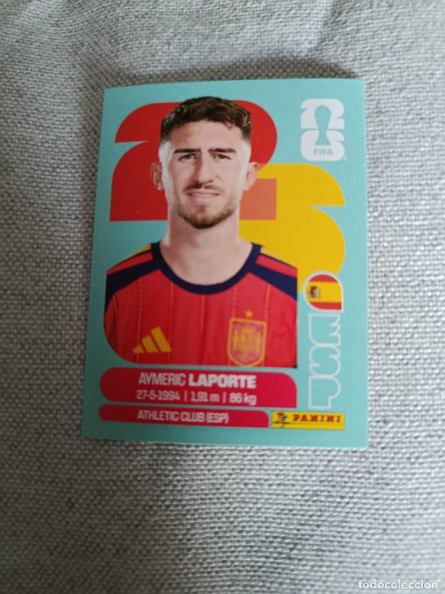 Cromos de F&uacute;tbol: Panini Mundial 2026 Estados Unidos-Mexico. 4- Laporte. Espa&ntilde;a. Nunca pegado.