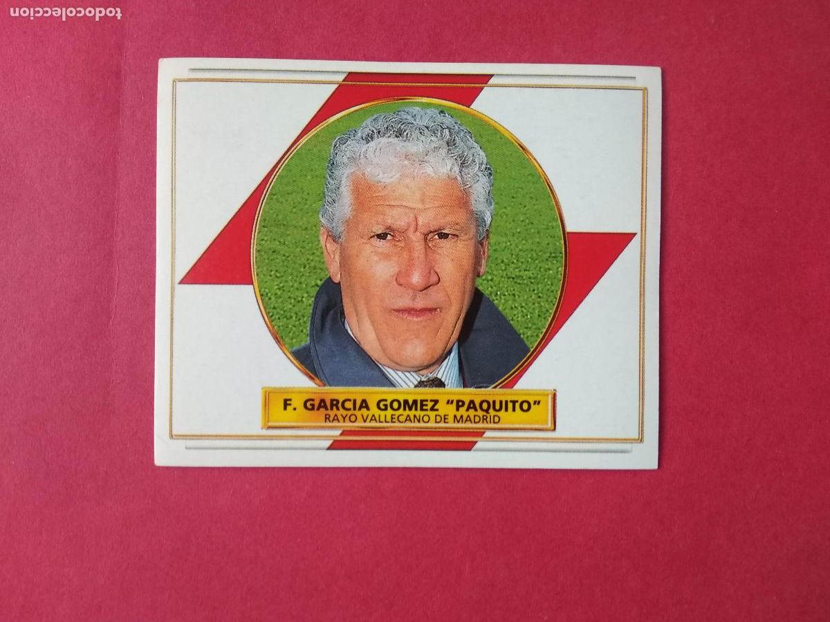 Cromos de F&uacute;tbol: EDICIONES ESTE LIGA 96 97 1996 1997 CROMO NUNCA PEGADO RAYO VALLECANO , PAQUITO