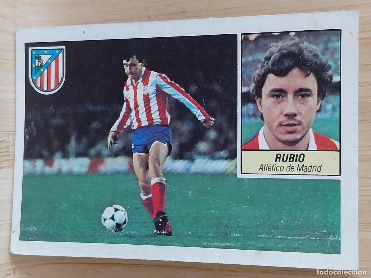 Fu&szlig;ball-Sticker: RUBIO AT ATLETICO MADRID LIGA 1984 84 85 ED ESTE CROMO RECUPERADO ORIGINAL *
