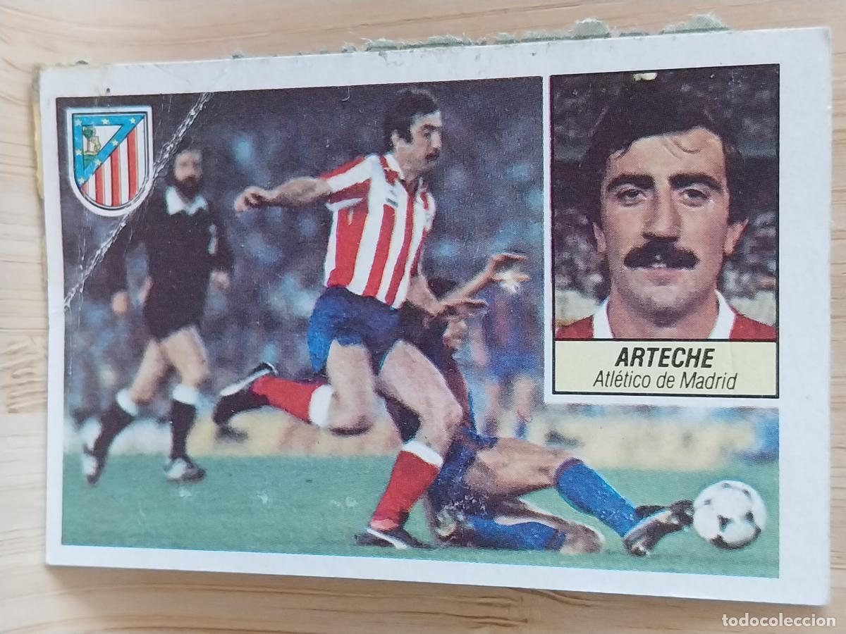 Football Stickers: ARTECHE AT ATLETICO MADRID LIGA 1984 84 85 ED ESTE CROMO RECUPERADO ORIGINAL *