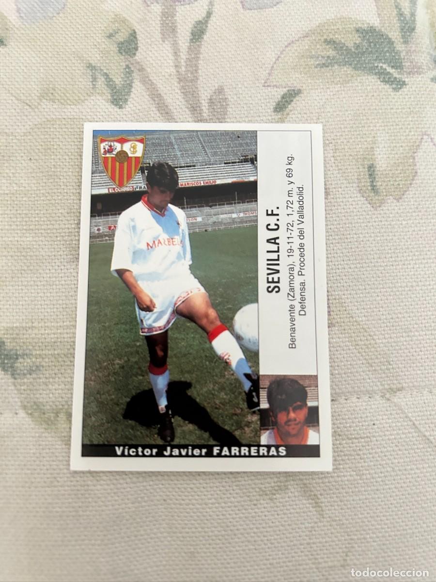 Cartes &agrave; collectionner de Football: FARRERAS SEVILLA PANINI 95 96 NUEVO ULTIMOS FICHAJES N&ordm; 27