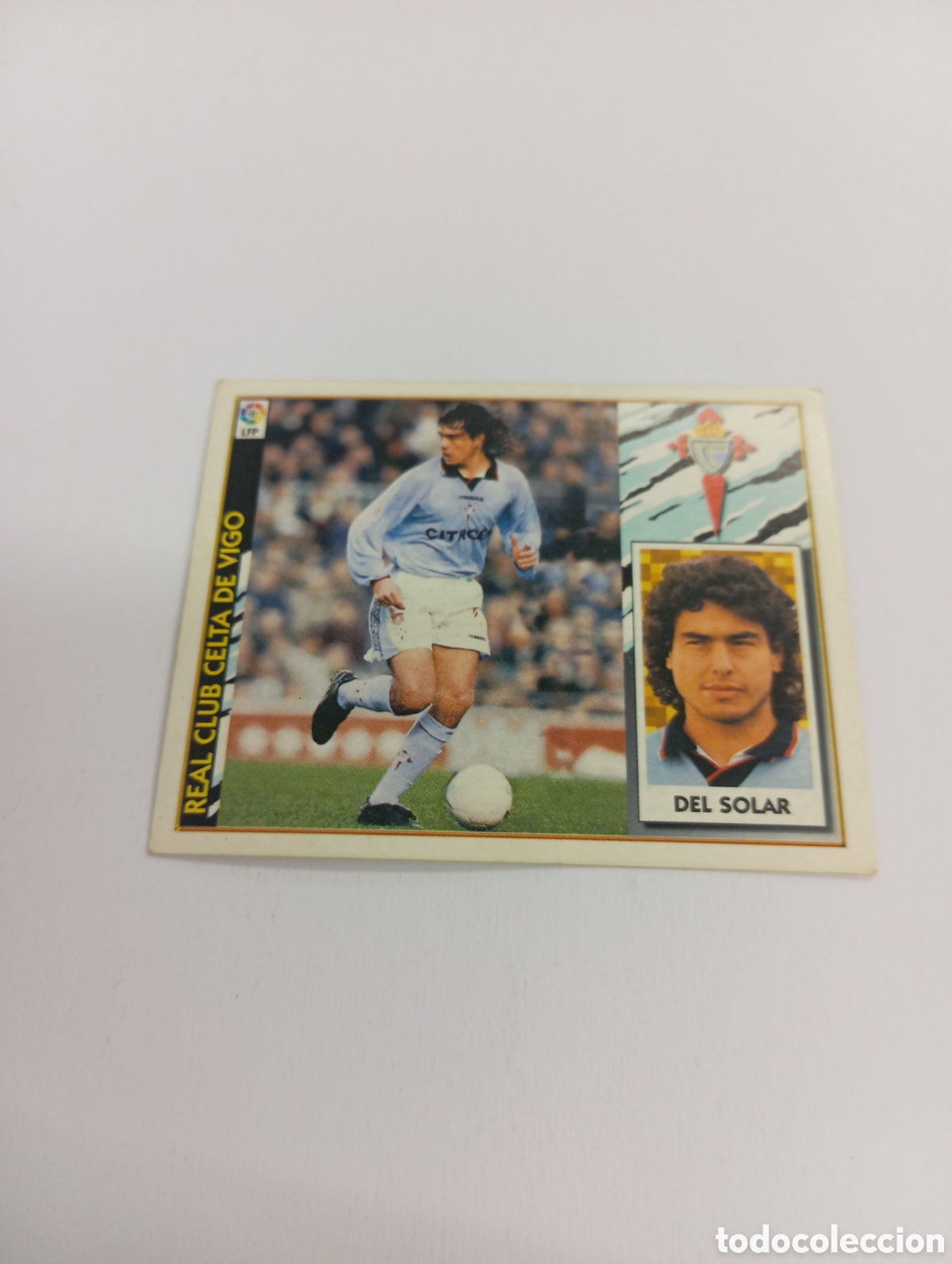Cromos de F&uacute;tbol: DEL SOLAR BAJA Celta de Vigo Liga Este 1997 1998 NUEVO SIN PEGAR 97 98