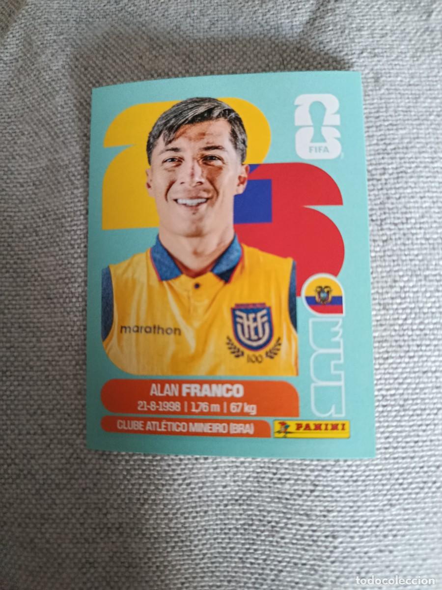 Cromos de F&uacute;tbol: Panini Mundial 2026 Estados Unidos-Mexico. 10- Franco. Ecuador. Nunca pegado.