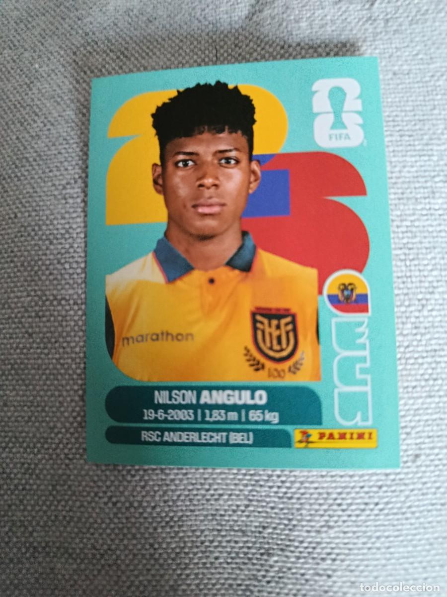 Cromos de F&uacute;tbol: Panini Mundial 2026 Estados Unidos-Mexico. 17- Angulo. Ecuador. Nunca pegado.