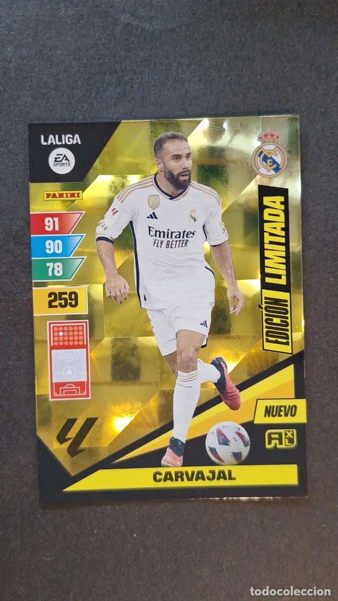 Cromos de F&uacute;tbol: L1 CARVAJAL REAL MADRID NUEVO EDICION LIMITADA ADRENALYN XL LIGA 2023/2024 23 24 PANINI