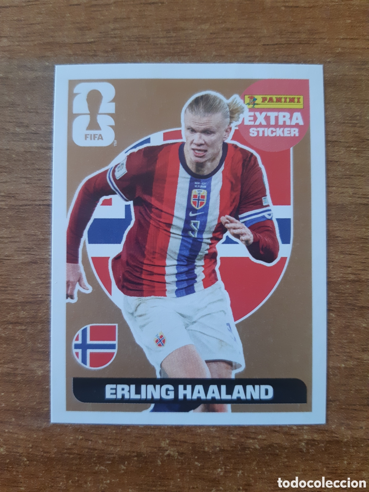 Football Stickers: ERLING HAALAND NORUEGA EXTRA STICKER MUNDIAL 2026 PANINI. NUEVO SIN PEGAR