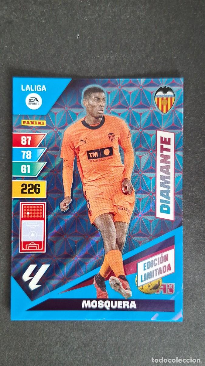 Football Stickers: L1 MOSQUERA VALENCIA C. F. DIAMANTE EDICION LIMITADA ADRENALYN XL LIGA 2023/2024 23 24 PANINI