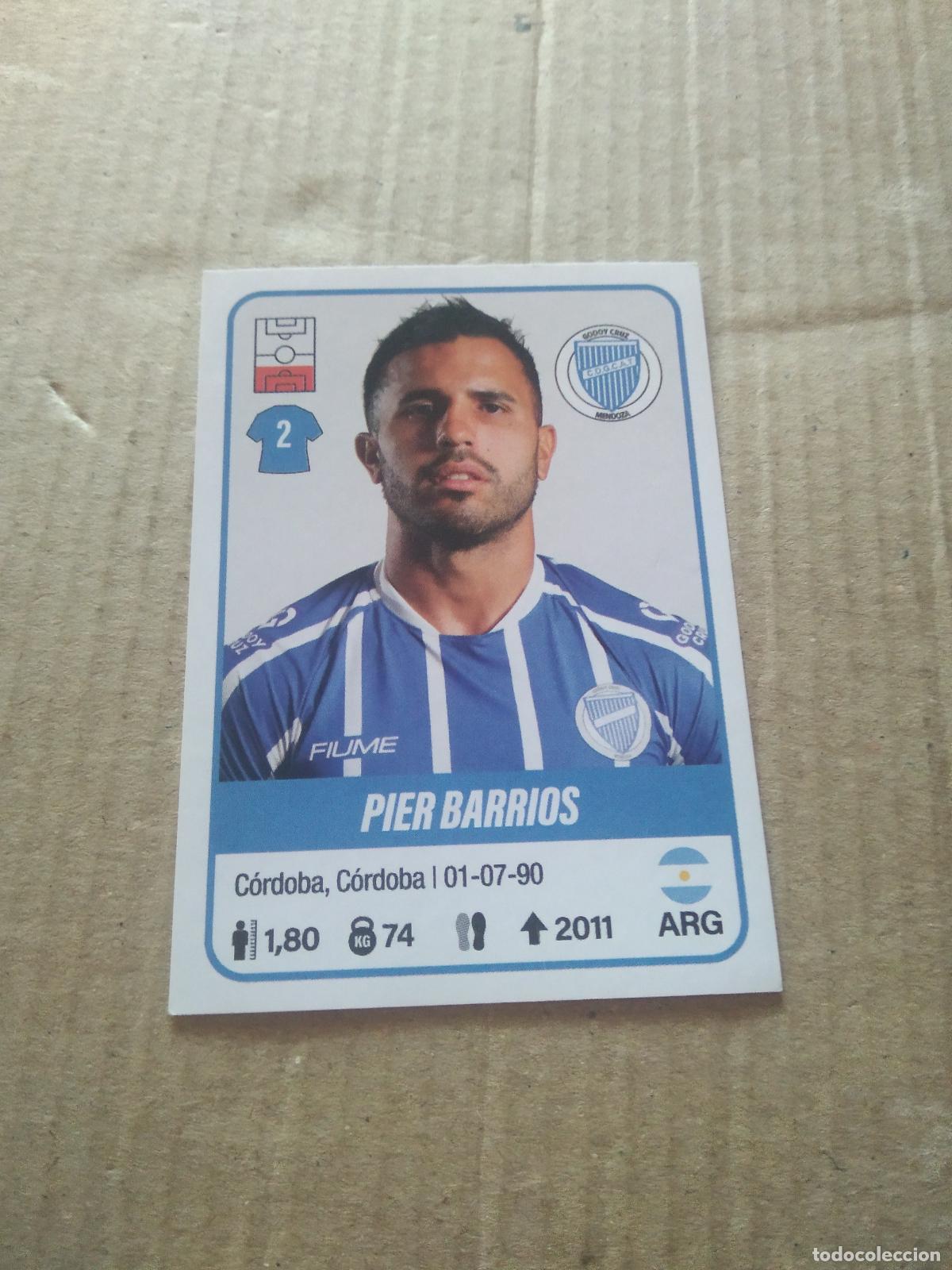 Cromos de F&uacute;tbol: 212 PIER BARRIOS GODOY CRUZ CROMO FUTBOL ARGENTINO PANINI LIGA ARGENTINA 2023