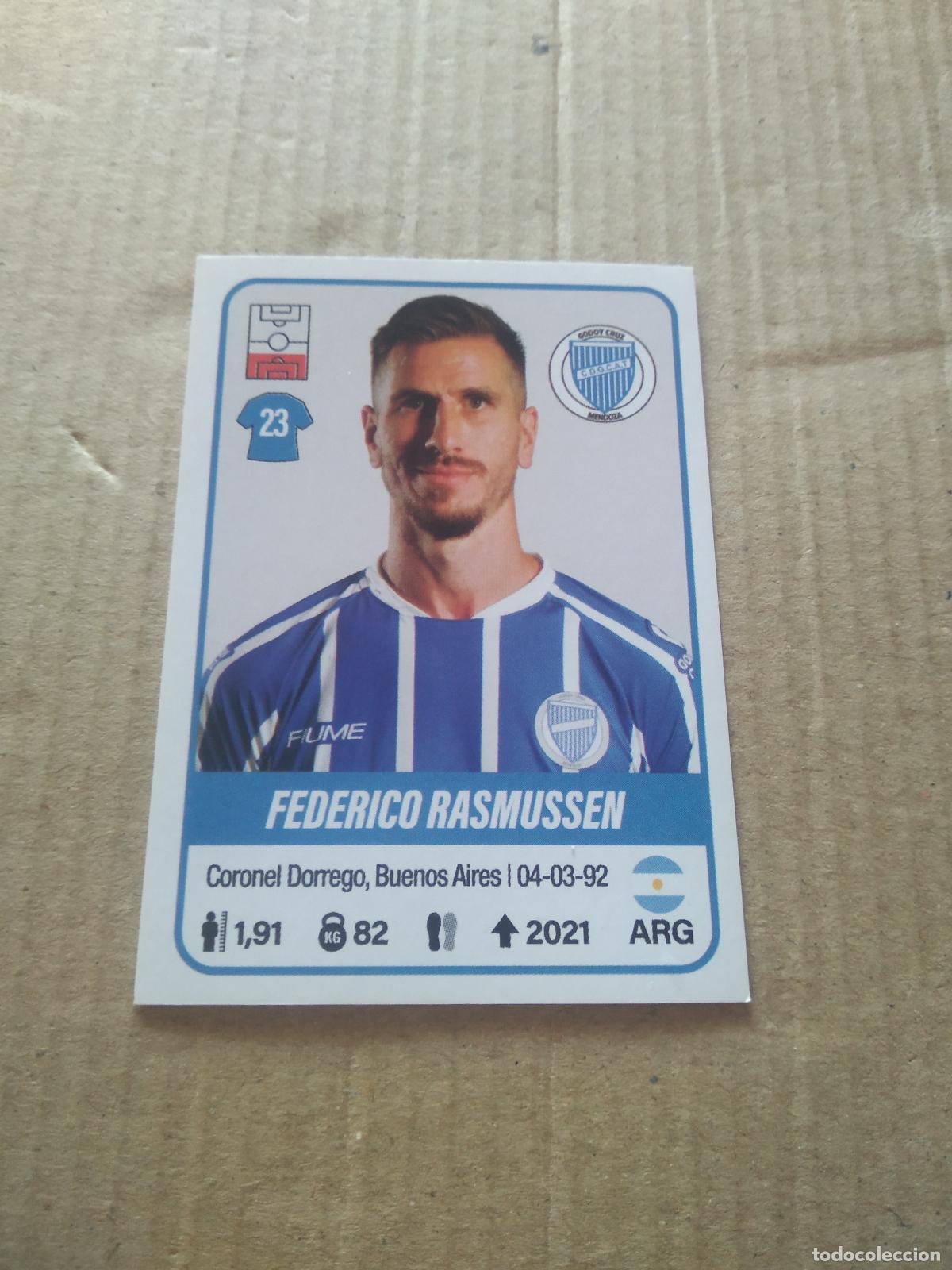 Cromos de F&uacute;tbol: 213 FEDERICO RASMUSSEN GODOY CRUZ CROMO FUTBOL ARGENTINO PANINI LIGA ARGENTINA 2023