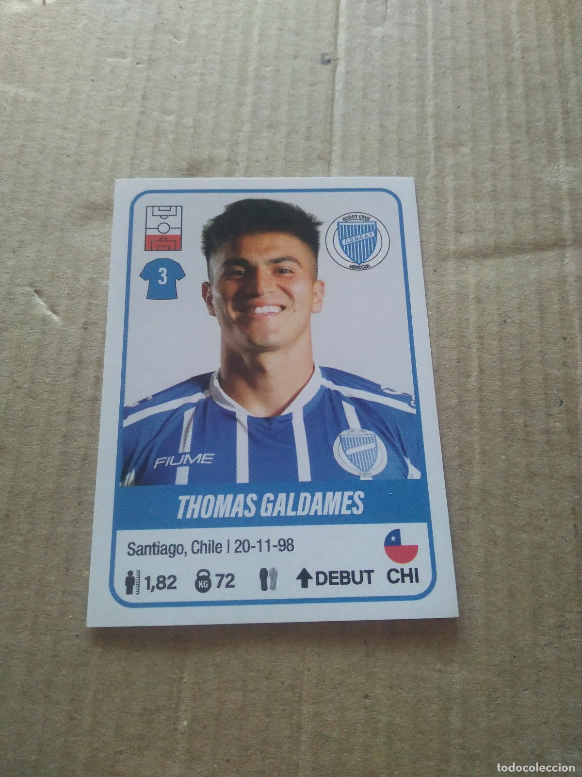 Cromos de F&uacute;tbol: 214 THOMAS GALDAMES GODOY CRUZ CROMO FUTBOL ARGENTINO PANINI LIGA ARGENTINA 2023