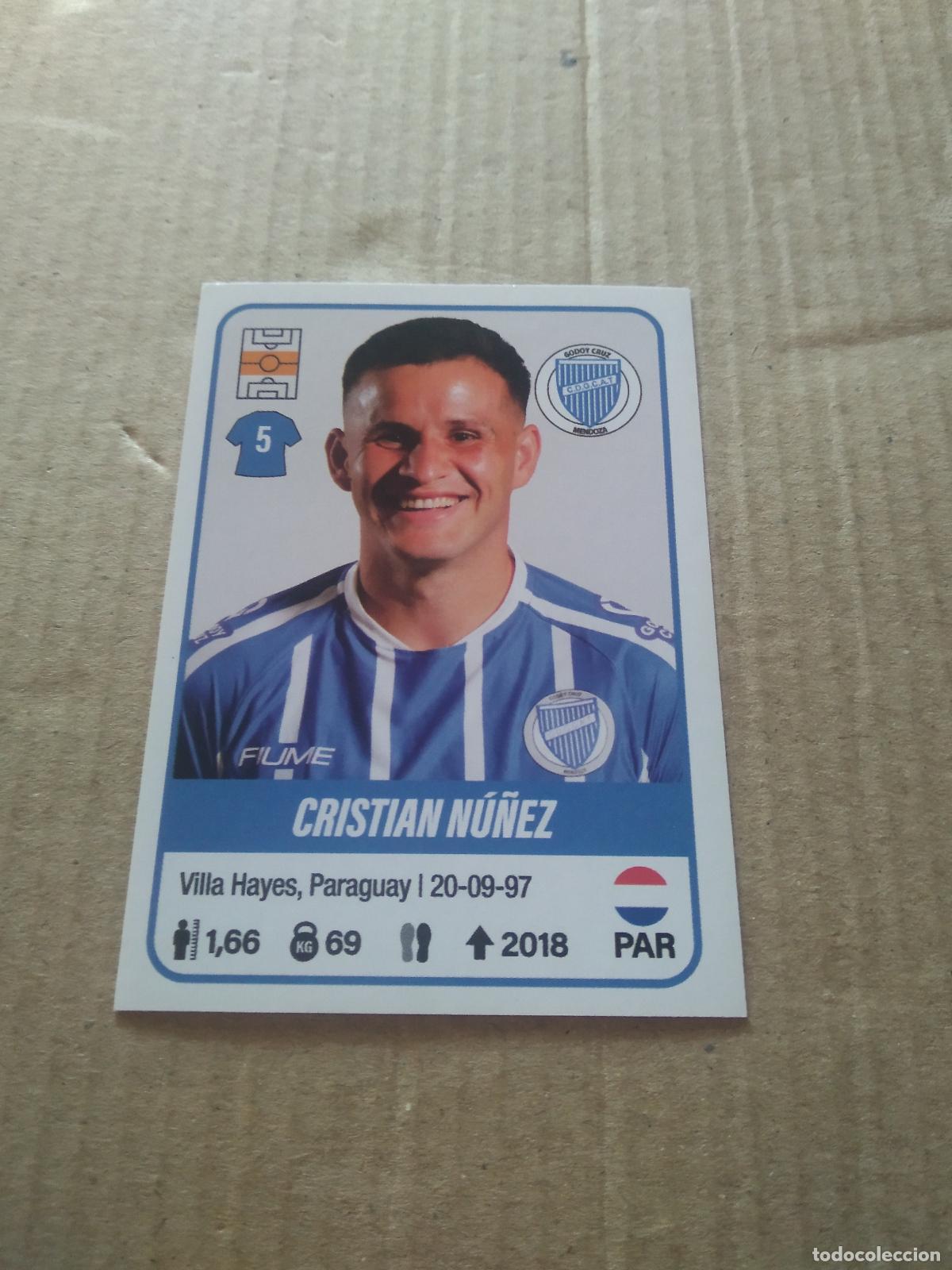 Cromos de F&uacute;tbol: 215 CRISTIAN NU&Ntilde;EZ GODOY CRUZ CROMO FUTBOL ARGENTINO PANINI LIGA ARGENTINA 2023