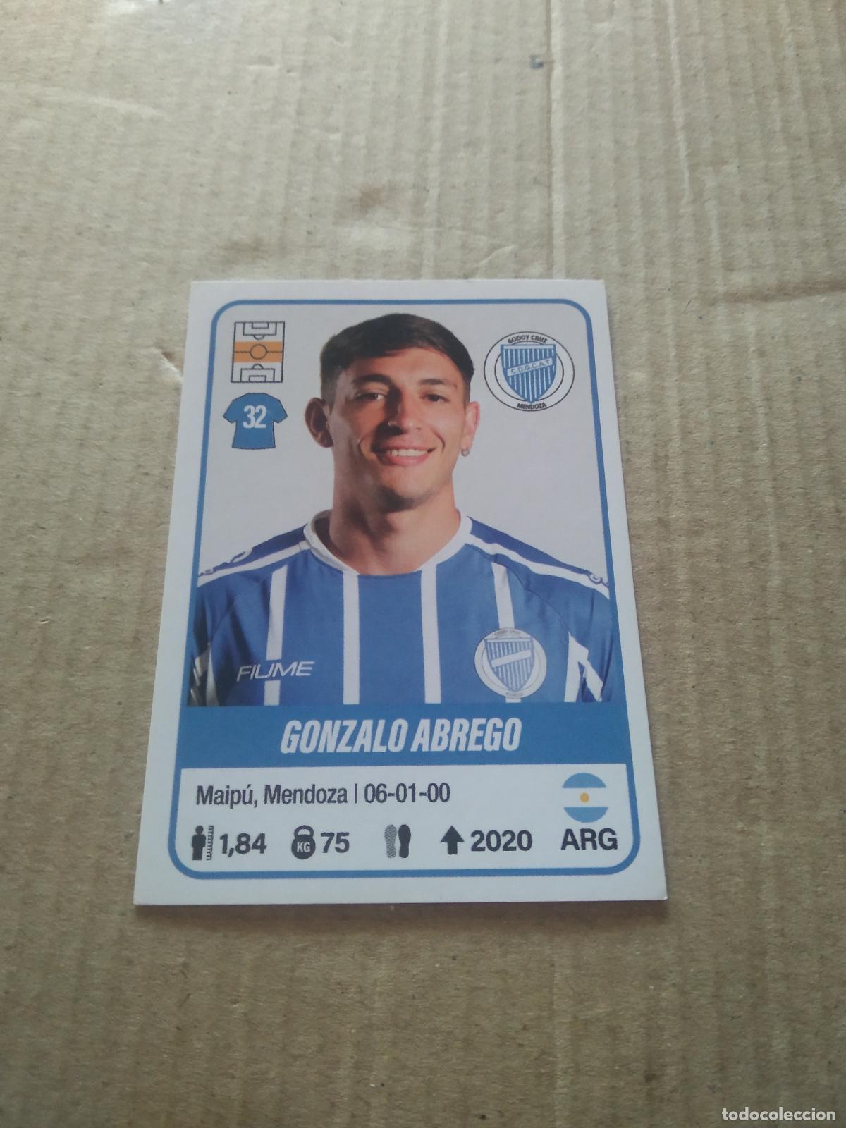 Cromos de F&uacute;tbol: 216 GONZALO ABREGO GODOY CRUZ CROMO FUTBOL ARGENTINO PANINI LIGA ARGENTINA 2023