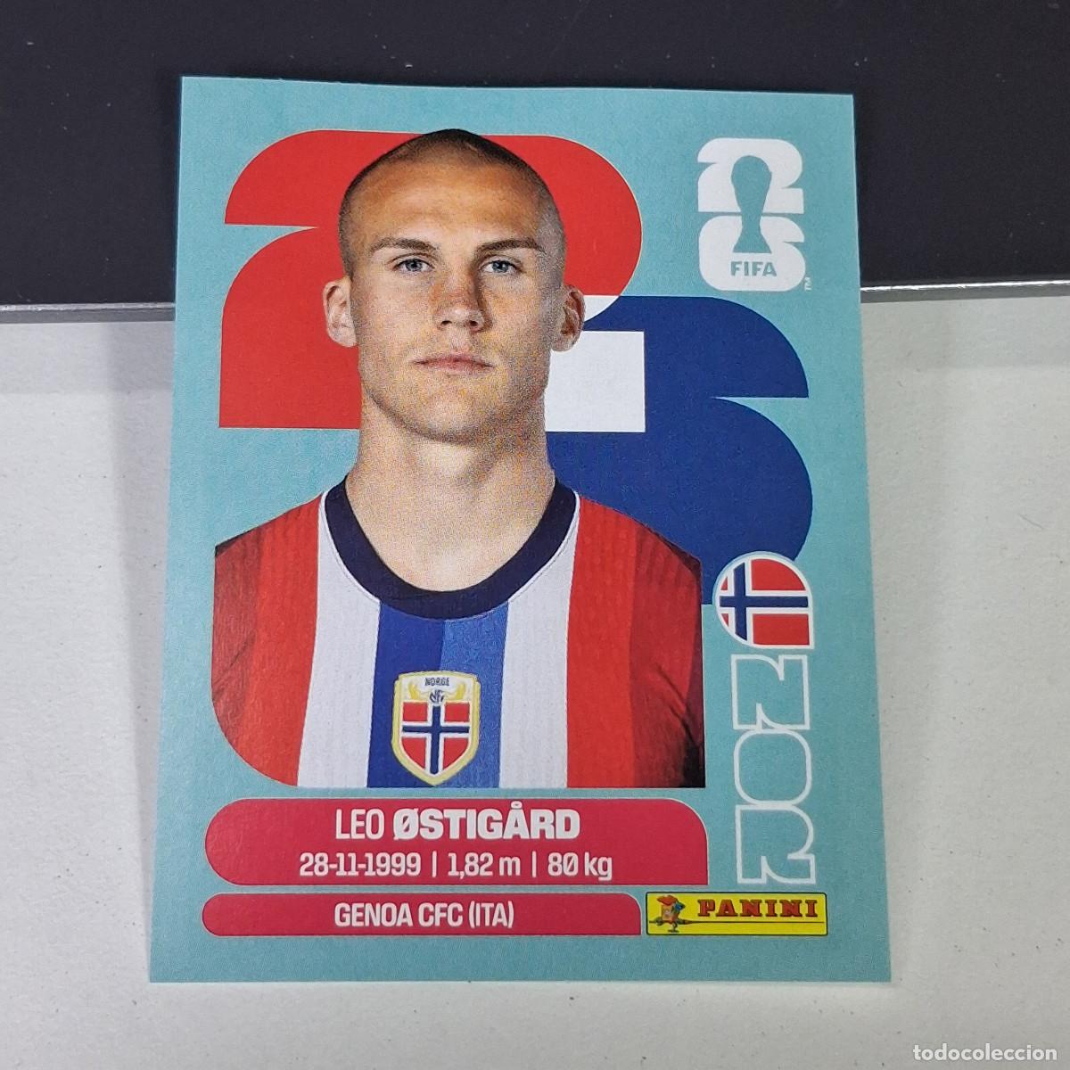Cromos de F&uacute;tbol: A27 NOR4 LEO OSTIG&Aring;RD 4 NORUEGA NORWAY NOR MUNDIAL FIFA WORLD CUP 2026 STICKER PANINI