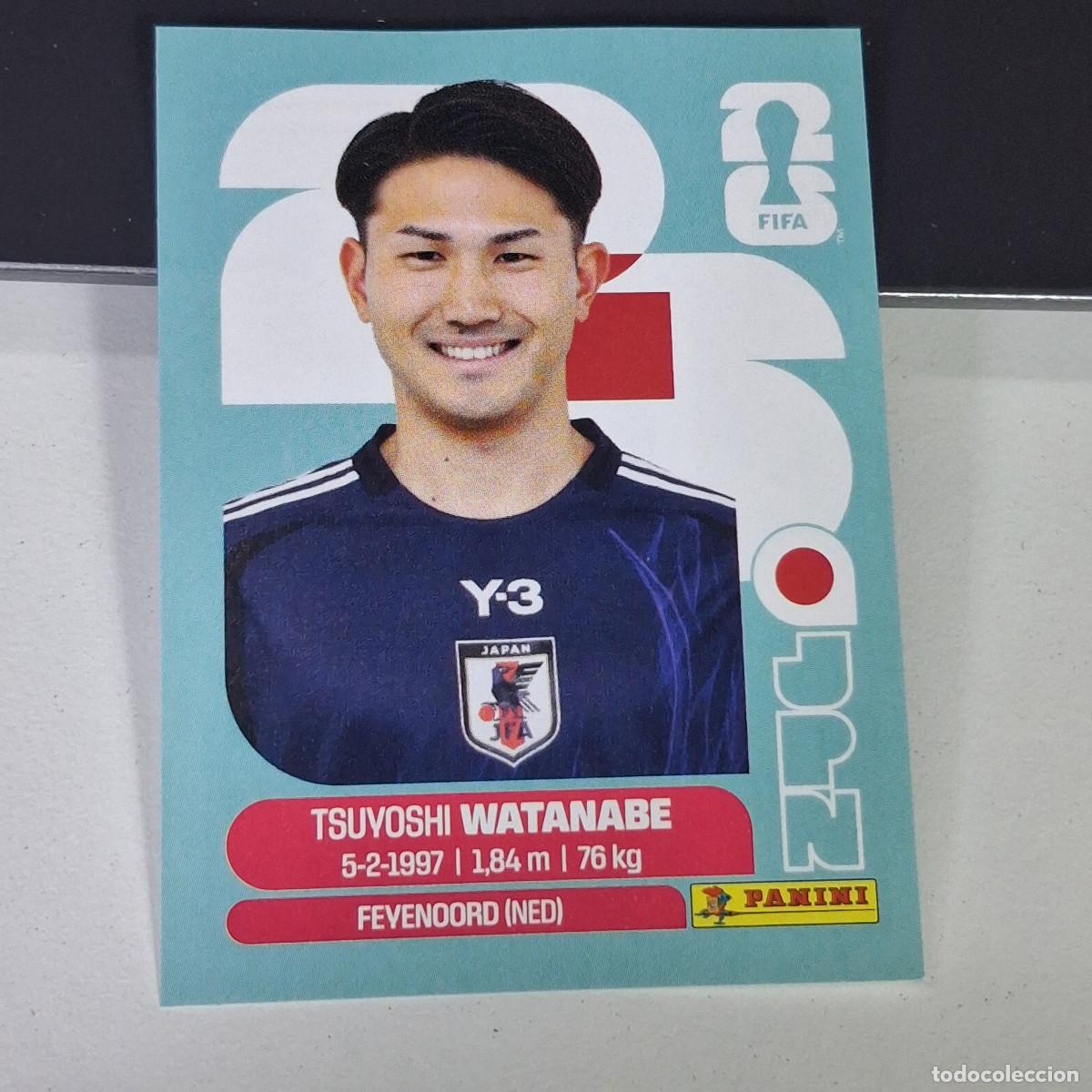 Cromos de F&uacute;tbol: A27 JPN7 TSUYOSHI WATANABE 7 JAP&Oacute;N JAPAN JPN MUNDIAL FIFA WORLD CUP 2026 STICKER PANINI