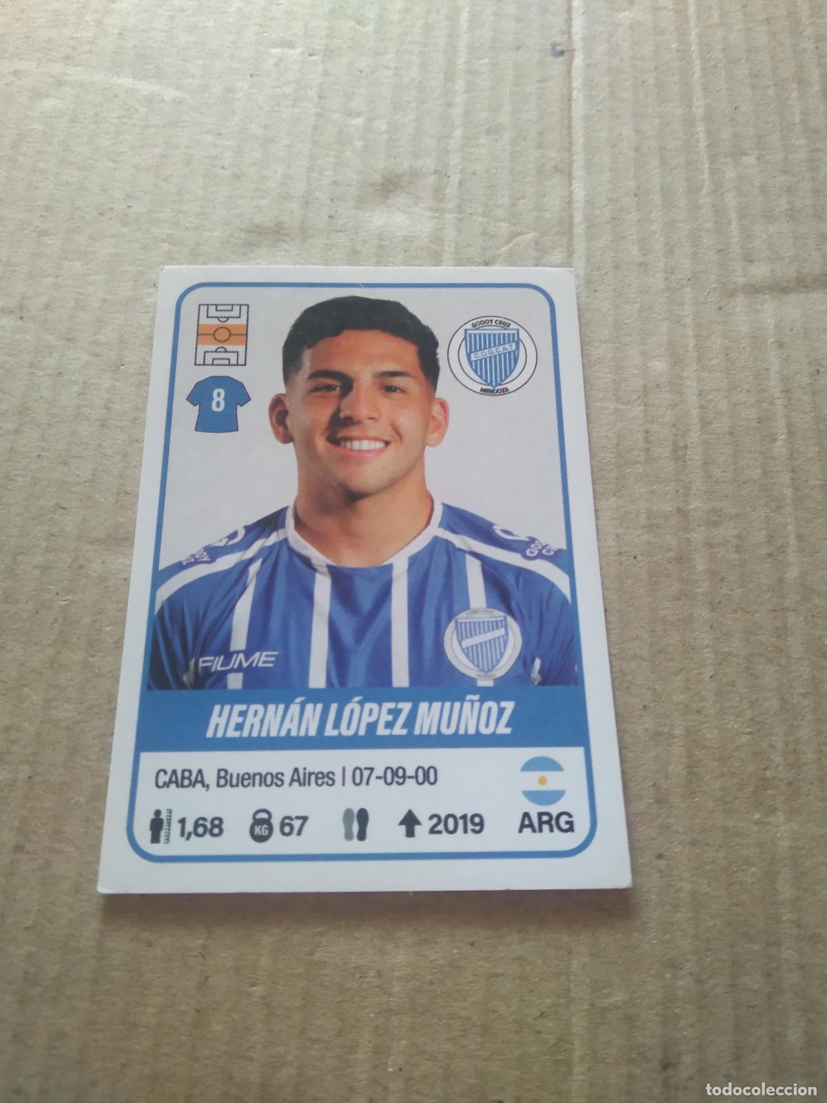 Cromos de F&uacute;tbol: 218 HERNAN LOPEZ MU&Ntilde;OZ GODOY CRUZ CROMO FUTBOL ARGENTINO PANINI LIGA ARGENTINA 2023