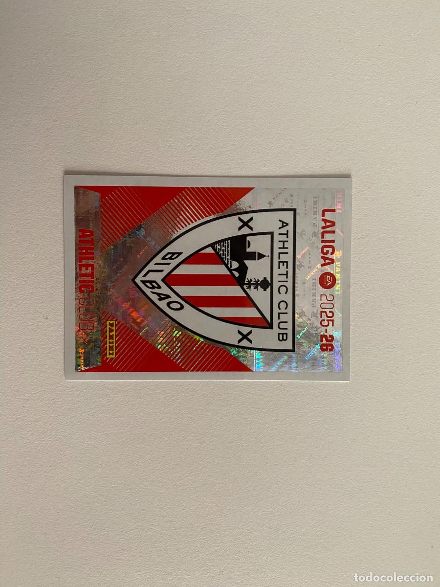 Cromos de F&uacute;tbol: LALIGA ESTE 2025 2026 EA SPORTS 25 26 ALBUM PANINI LIGA N 1 ATHLETIC CLUB ESCUDO