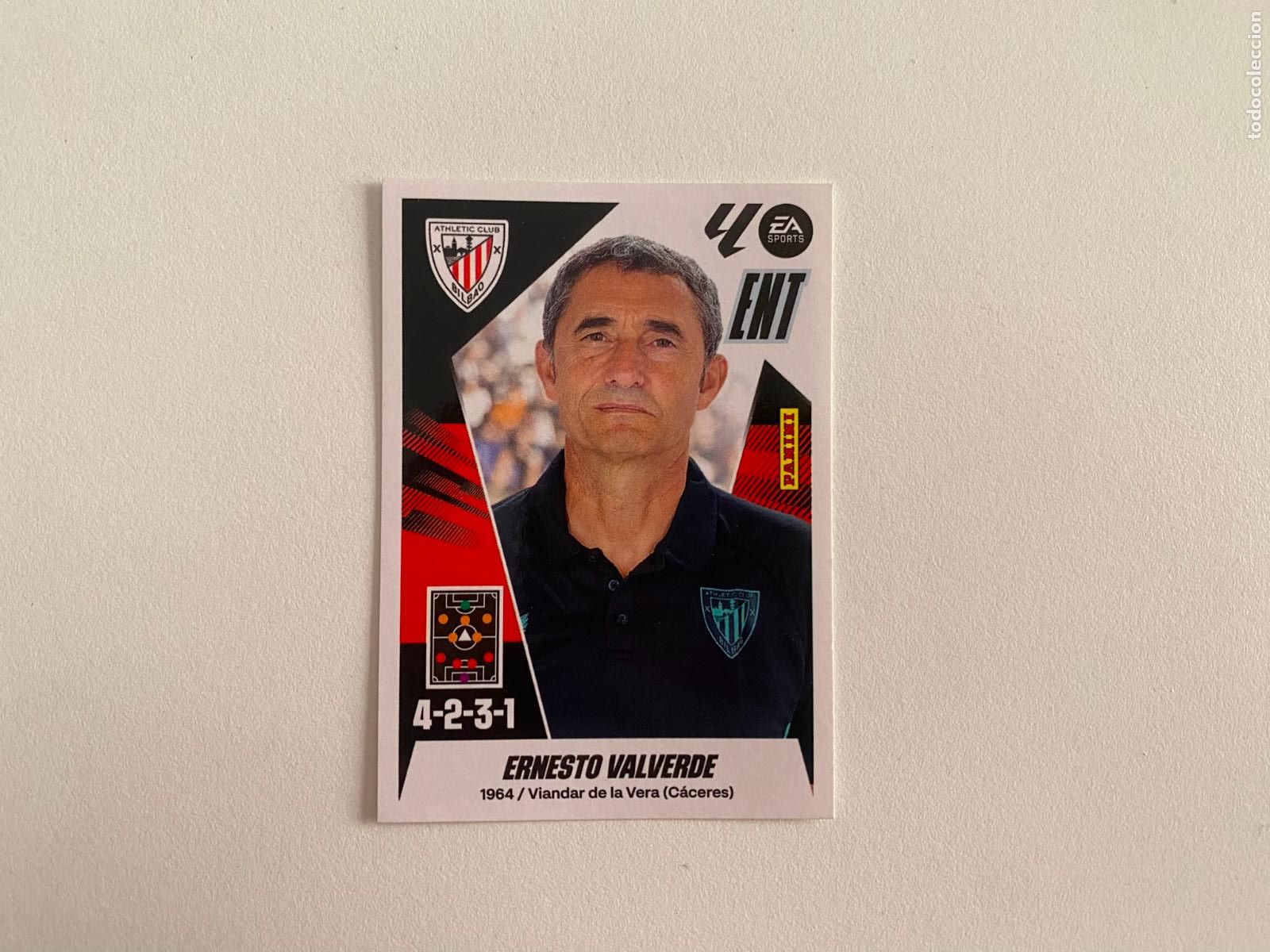 Cromos de F&uacute;tbol: LALIGA ESTE 2025 2026 EA SPORTS 25 26 ALBUM PANINI LIGA N 2 ATHLETIC CLUB ERNESTO VALVERDE