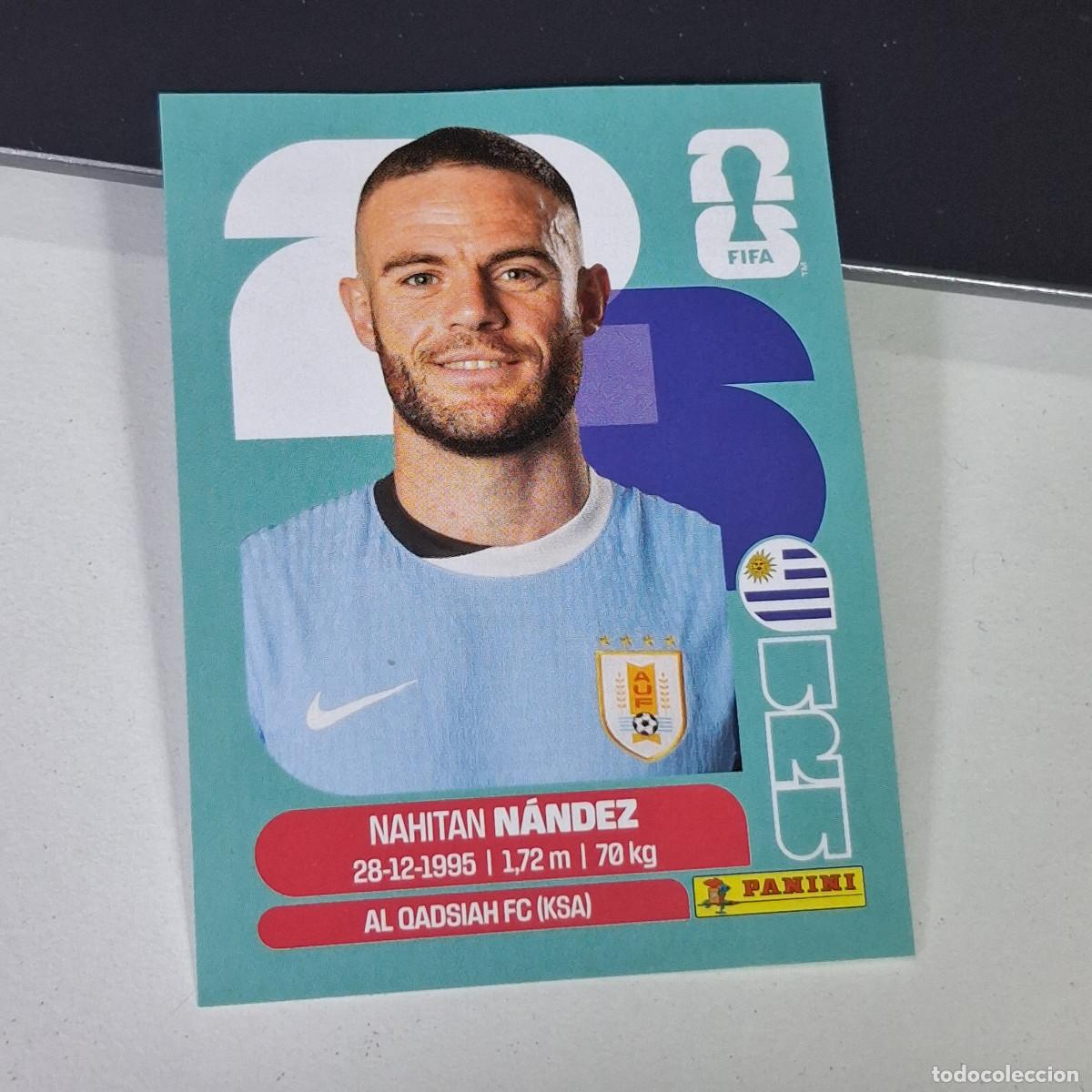 Cromos de F&uacute;tbol: A27 URU9 NAHIT&Aacute;N N&Aacute;NDEZ 9 URUGUAY URU MUNDIAL FIFA WORLD CUP 2026 STICKER PANINI