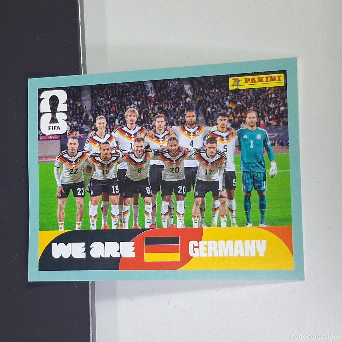 Cromos de Futebol: A27 GER13 TEAM PHOTO EQUIPO 13 ALEMANIA GERMANY GER MUNDIAL FIFA WORLD CUP 2026 STICKER PANINI