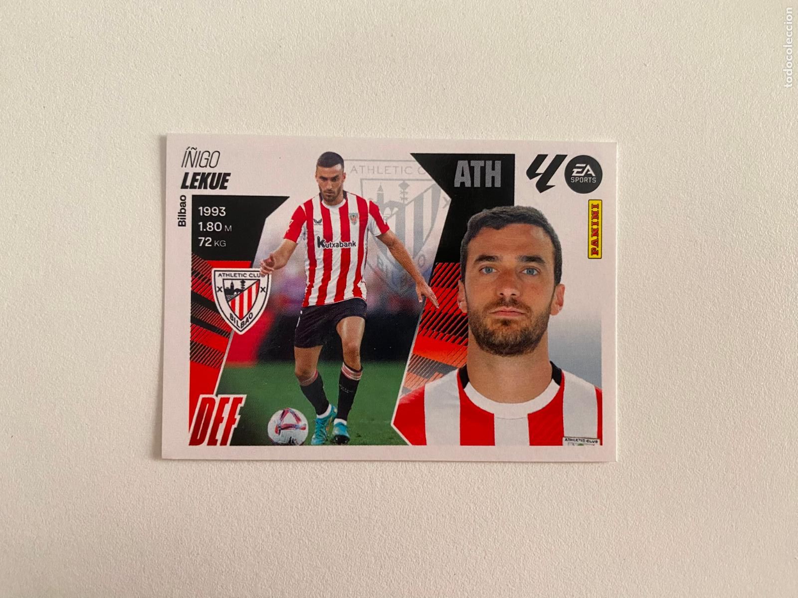 Cromos de F&uacute;tbol: LALIGA ESTE 2025 2026 EA SPORTS 25 26 ALBUM PANINI LIGA N 5B ATHLETIC CLUB LEKUE