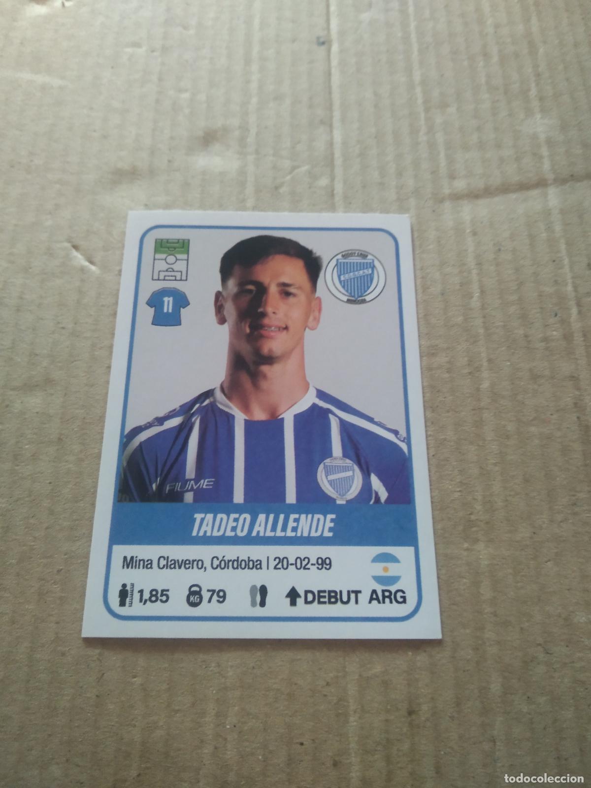 Cromos de F&uacute;tbol: 224 TADEO ALLENDE GODOY CRUZ CROMO FUTBOL ARGENTINO PANINI LIGA ARGENTINA 2023