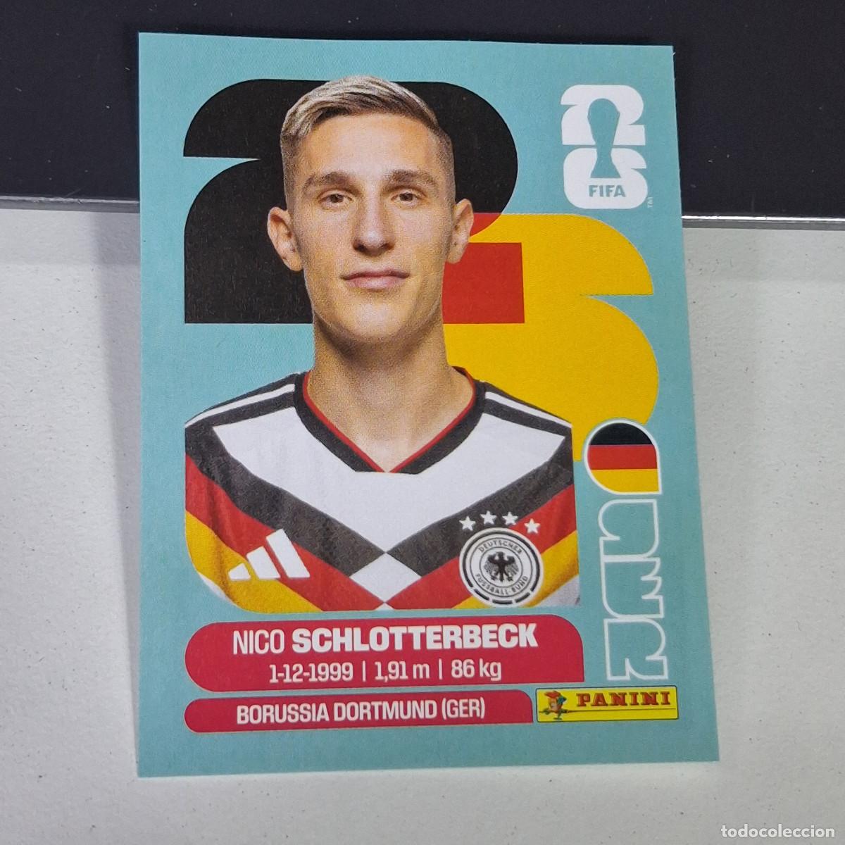Cromos de F&uacute;tbol: A27 GER5 NICO SCHLOTTERBECK 5 ALEMANIA GERMANY GER MUNDIAL FIFA WORLD CUP 2026 STICKER PANINI