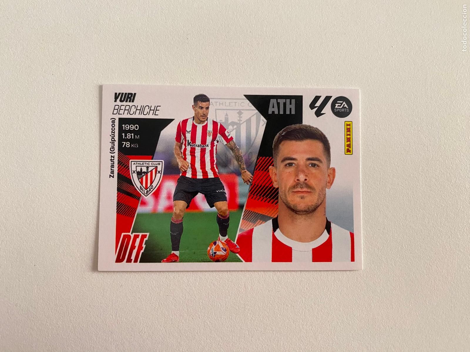 Cromos de F&uacute;tbol: LALIGA ESTE 2025 2026 EA SPORTS 25 26 ALBUM PANINI LIGA N 9A ATHLETIC CLUB YURI
