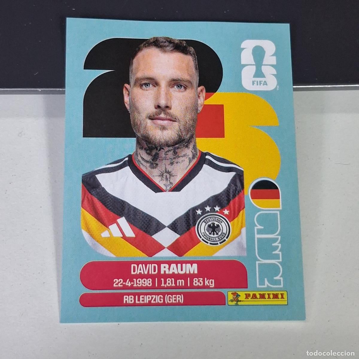 Cromos de F&uacute;tbol: A27 GER4 DAVID RAUM 4 ALEMANIA GERMANY GER MUNDIAL FIFA WORLD CUP 2026 STICKER PANINI
