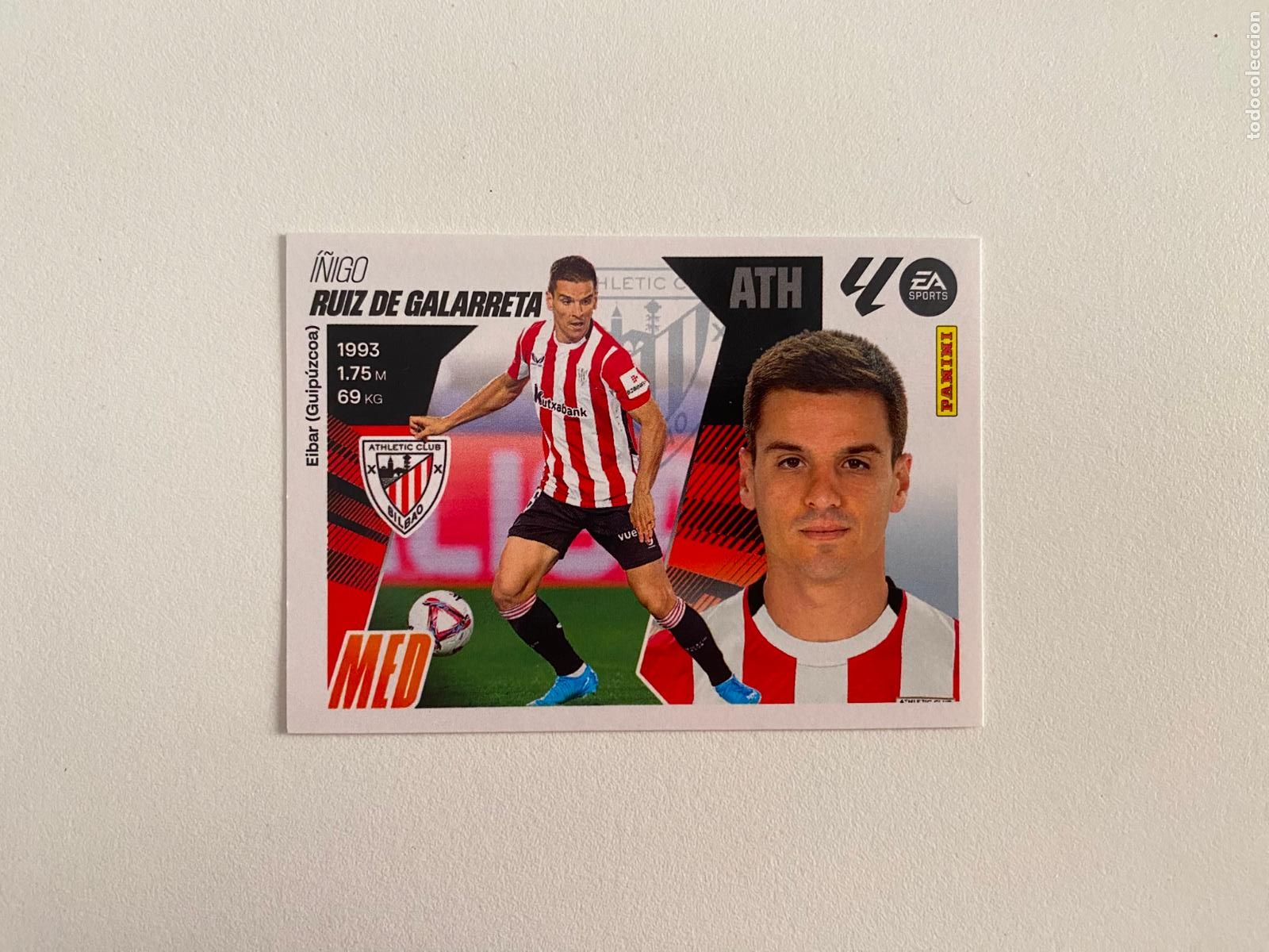 Cromos de F&uacute;tbol: LALIGA ESTE 2025 2026 EA SPORTS 25 26 ALBUM PANINI LIGA N 13 ATHLETIC CLUB RUIZ DE GALARRETA