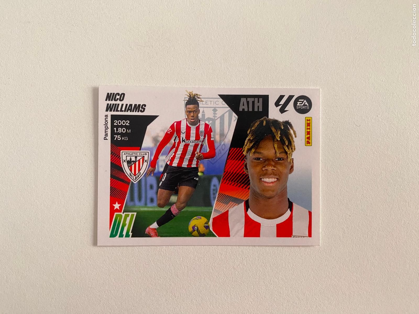 Fu&szlig;ball-Sticker: LALIGA ESTE 2025 2026 EA SPORTS 25 26 ALBUM PANINI LIGA N 16 ATHLETIC CLUB NICO WILLIAMS