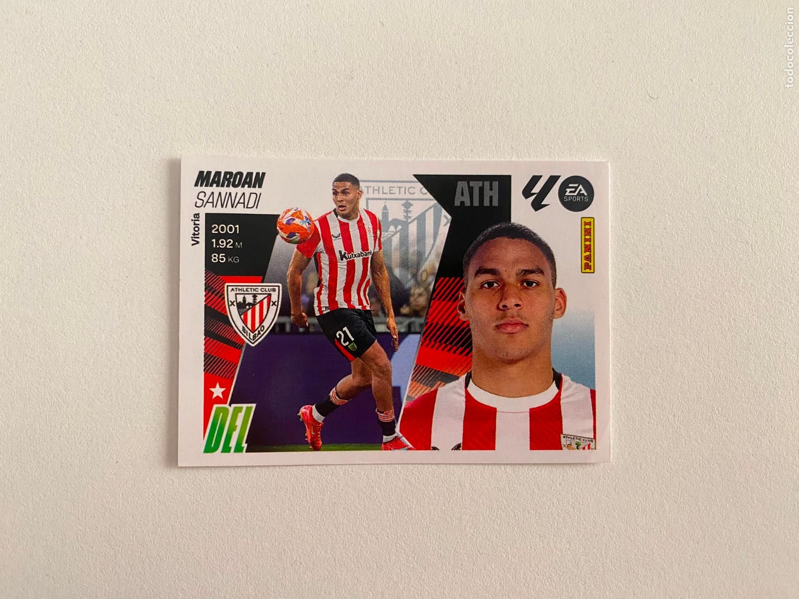 Fu&szlig;ball-Sticker: LALIGA ESTE 2025 2026 EA SPORTS 25 26 ALBUM PANINI LIGA N 17A ATHLETIC CLUB MAROAN