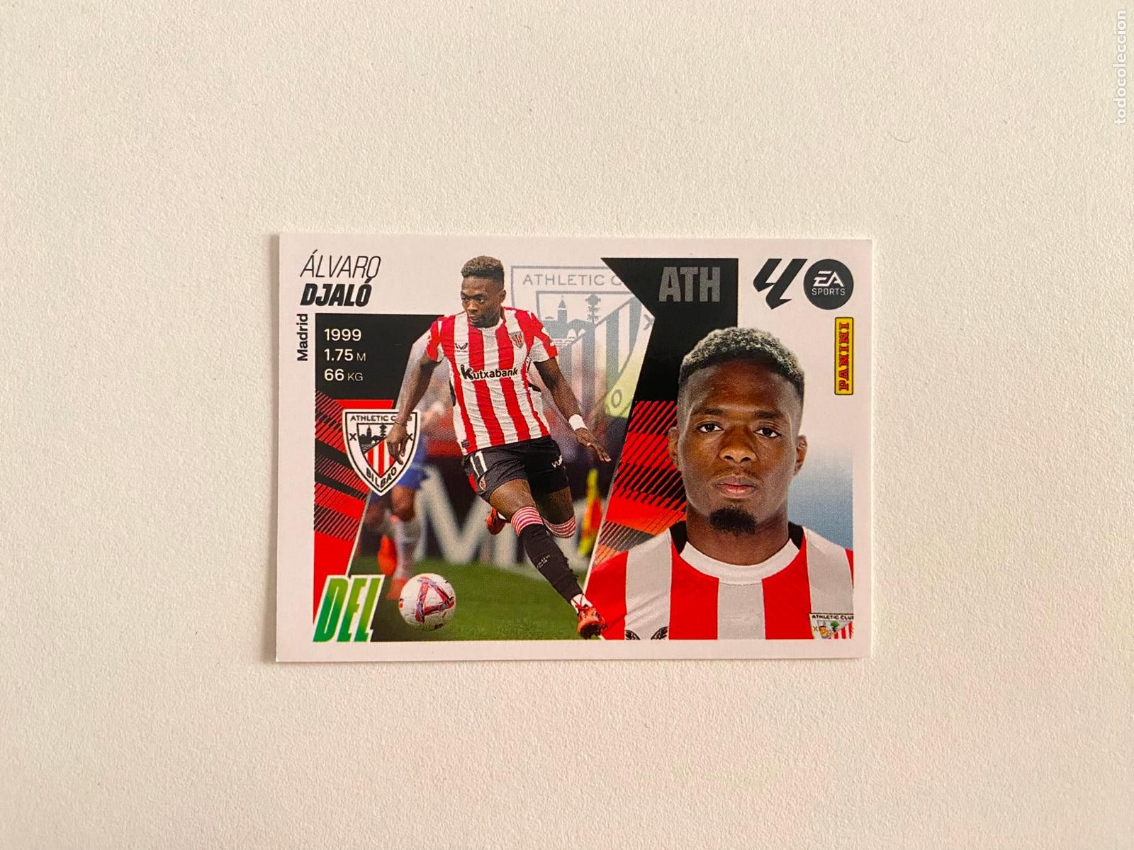 Cromos de F&uacute;tbol: LALIGA ESTE 2025 2026 EA SPORTS 25 26 ALBUM PANINI LIGA N 17A ATHLETIC CLUB DJAL&Oacute;