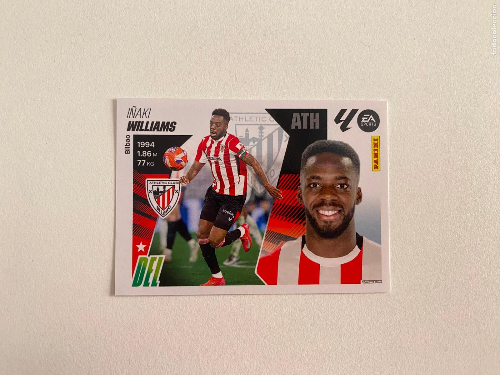 Fu&szlig;ball-Sticker: LALIGA ESTE 2025 2026 EA SPORTS 25 26 ALBUM PANINI LIGA N 18 ATHLETIC CLUB WILLIAMS
