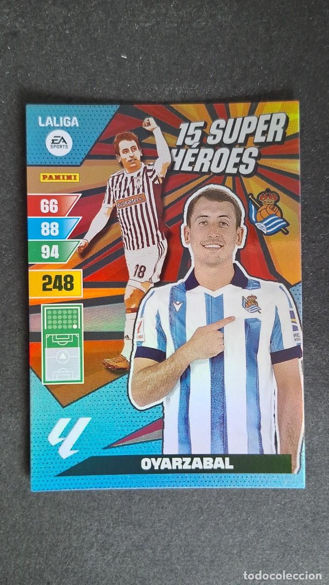 Fu&szlig;ball-Sticker: L1 OYARZABAL REAL SOCIEDAD 15 SUPER HEROES ADRENALYN XL LIGA 2023/2024 23 24 PANINI