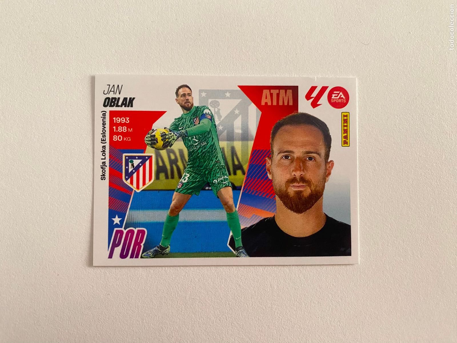 Cromos de F&uacute;tbol: LALIGA ESTE 2025 2026 EA SPORTS 25 26 ALBUM PANINI LIGA N 3 ATL&Eacute;TICO DE MADRID OBLAK