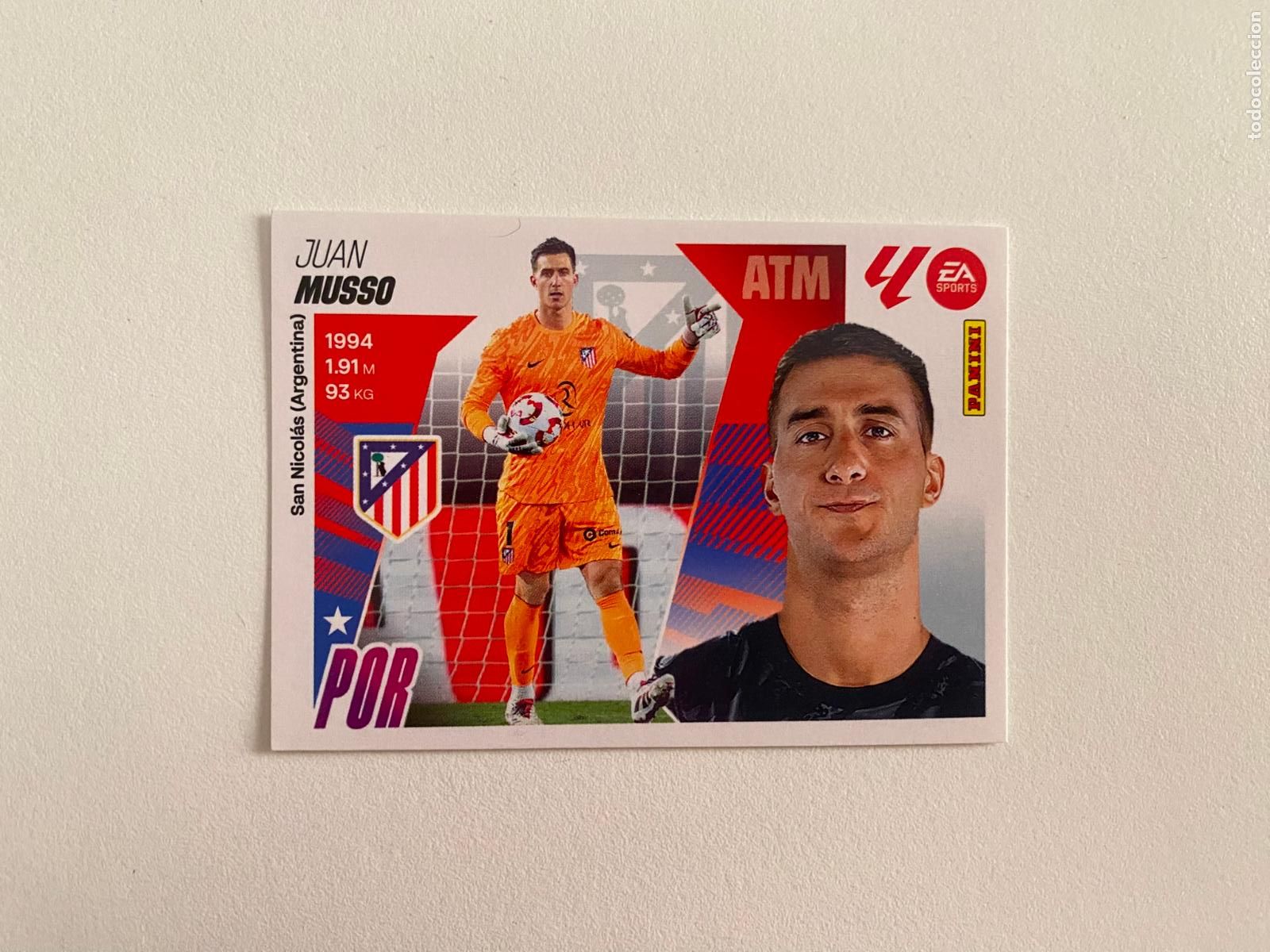 Cromos de F&uacute;tbol: LALIGA ESTE 2025 2026 EA SPORTS 25 26 ALBUM PANINI LIGA N 4 ATL&Eacute;TICO DE MADRID MUSSO