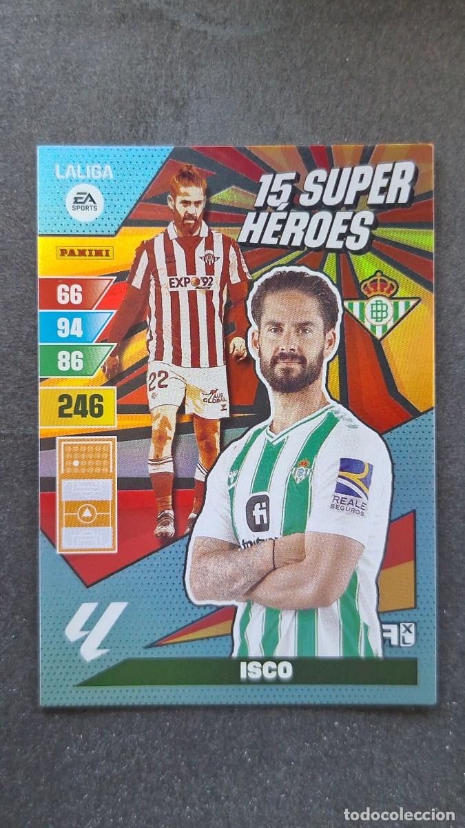 Cromos de F&uacute;tbol: L1 ISCO REAL BETIS BALOMPIE 15 SUPER HEROES ADRENALYN XL LIGA 2023/2024 23 24 PANINI
