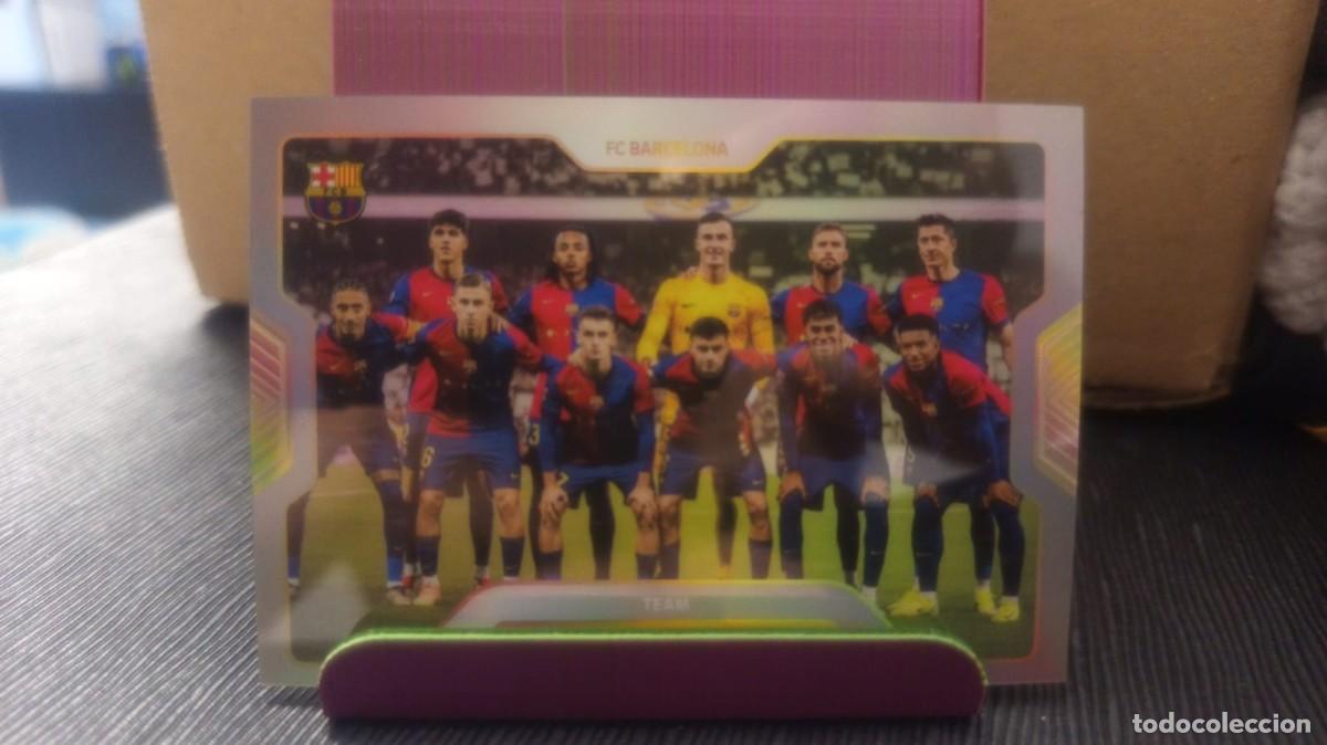 Cromos de F&uacute;tbol: Alineaci&oacute;n FC Barcelona - Colecci&oacute;n TOPPS FC Barcelona 2024/2025