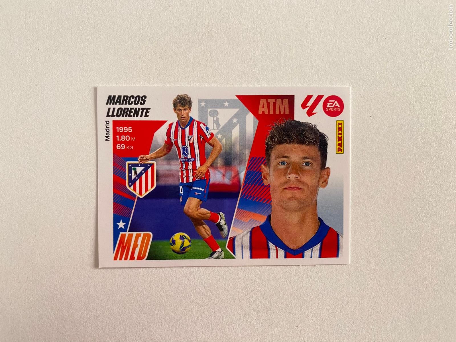 Cromos de F&uacute;tbol: LALIGA ESTE 2025 2026 EA SPORTS 25 26 ALBUM PANINI LIGA N 11 ATL&Eacute;TICO DE MADRID MARCOS LLORENTE