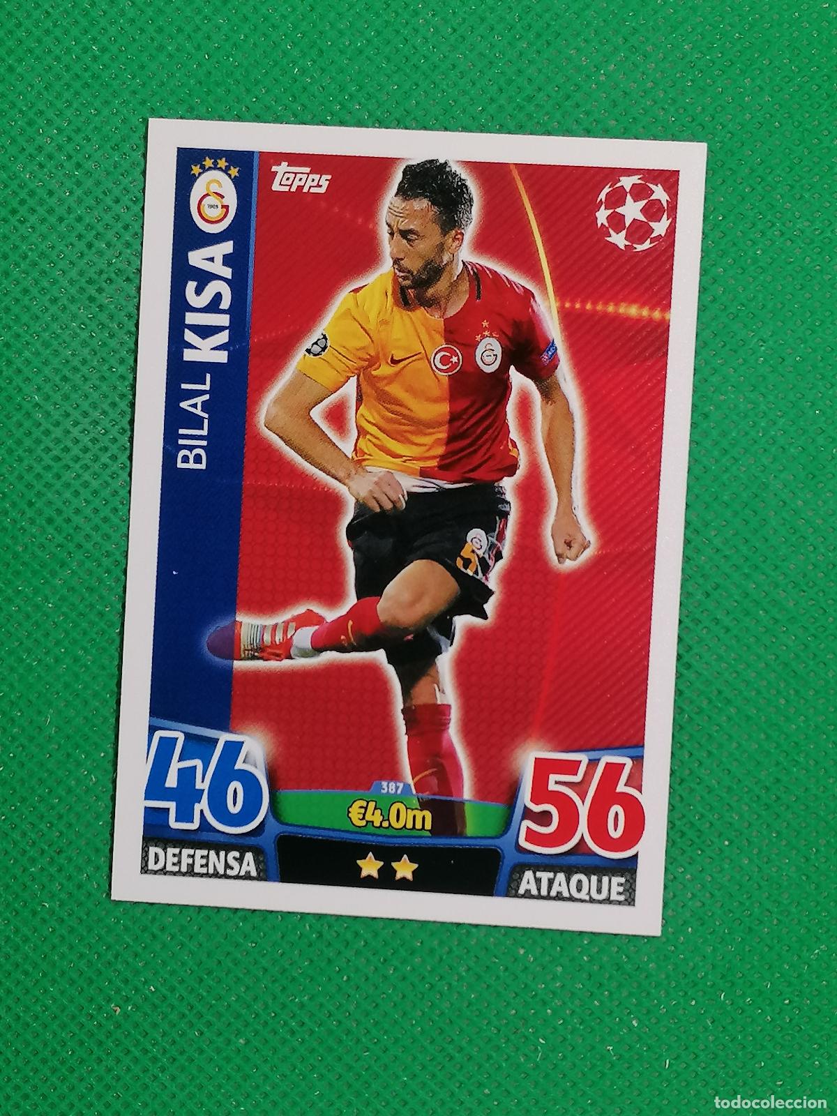 Cromos de Futebol: 387 BILAL KISA GALATASARAY ⚽ TOPPS MATCH ATTAX CHAMPIONS 2015 2016 15 16 ⚽