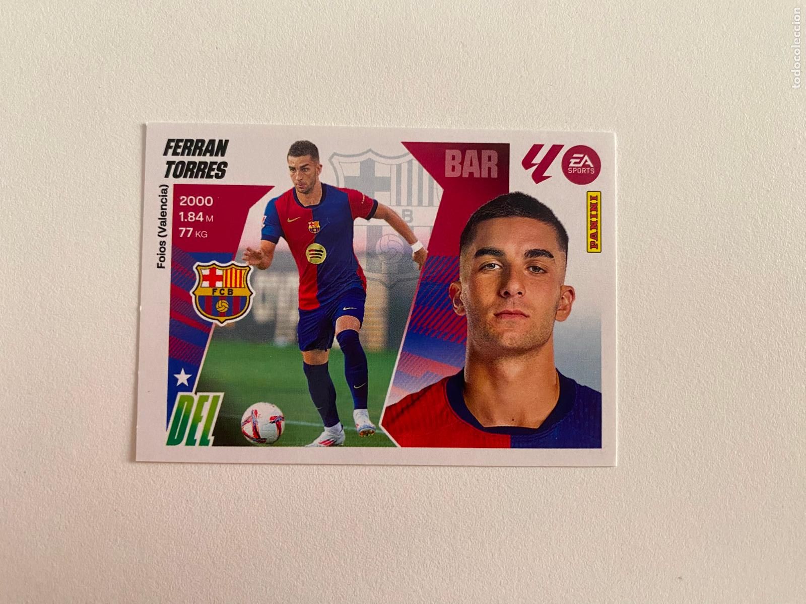 Cromos de F&uacute;tbol: LALIGA ESTE 2025 2026 EA SPORTS 25 26 ALBUM PANINI LIGA N 17 FC BARCELONA FERR&Aacute;N TORRES